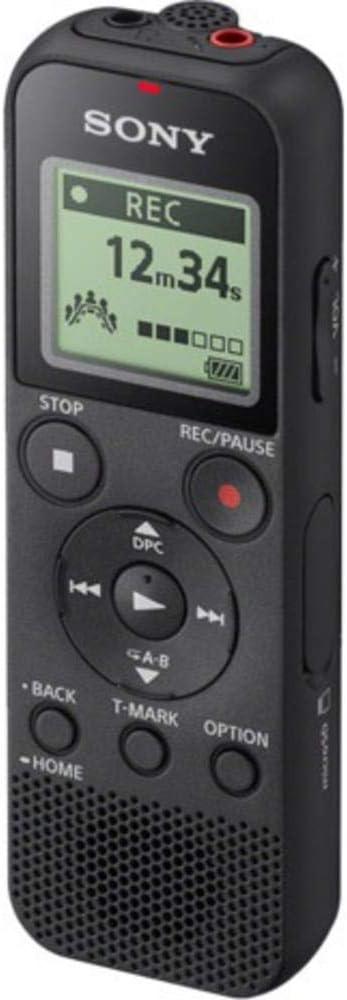 Sony ICD-PX370 Mono Digital Voice Recorder with 4 GB USB SD Slot 55 Hours