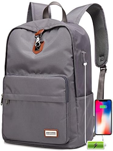 Travel laptop backpack, Business Anti theft backpack with USB charging Port for Women Men, 1000D High Density Nylon Oxford, Waterproof School Backpack for College Fits Under 15.6" Notebook