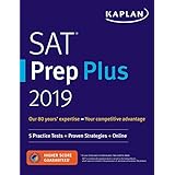 SAT Prep Plus 2019: 5 Practice Tests + Proven Strategies + Online (Kaplan Test Prep)