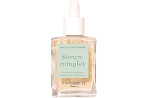 Manucurist - Complete Serum, Care for Damaged Nails and Cuticles, Hydrates and Regenerates Nails which Break Easily, Non-Greasy Gel Texture, Up to 86.5% Bio-sourced, Made in France, 0.5 fl oz