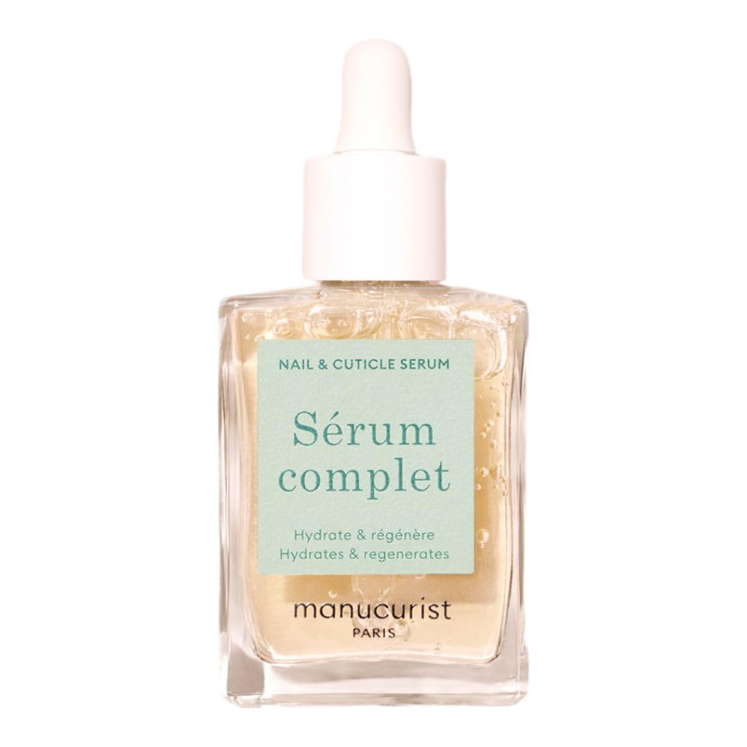 Manucurist - Complete Serum - Care for Damaged Nails and Cuticles - Hydrates and Regenerates Nails which Break Easily - Non-Greasy Gel Texture - Plant-Based - Bio Oil - Vegan & Made in France — image 1