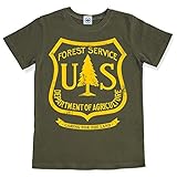 Hank Player 'US Forest Service' Men's T-Shirt