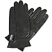 Alpine Swiss Womens Touch Screen Gloves Leather Phone Texting Glove Thermal Warm BLK XL