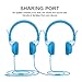 Kids Headphones,AILIHEN HD850 Volume Limiting On Ear Headset with SharePort and Microphone, Children Headphones for Kids, Computer Tablets Laptops Android IOS Smartphones Cellphones (Sky Blue)