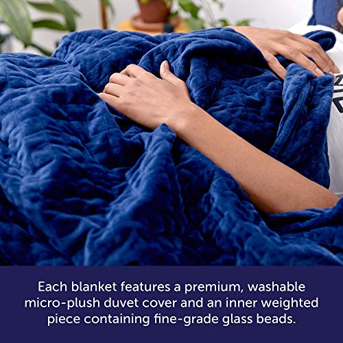 Gravity Blanket 15 lbs Navy 48"x72" Twin/Throw The Original