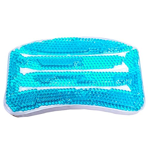 Bath Tub Spa Pillow Cooling Gel Beads W/Suction Cups Comfort Neck Relax Cushion - Thumbnail 3