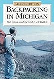 Front cover for the book Backpacking in Michigan by Pat Allen