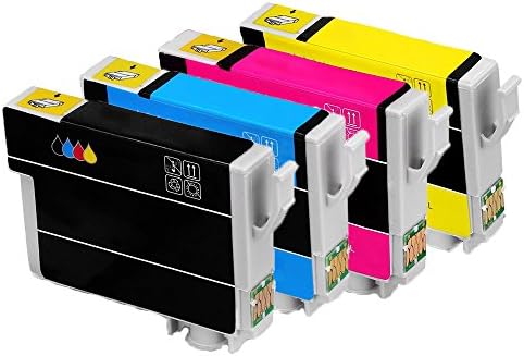 HouseOfToners Remanufactured Ink Cartridge Replacements for Epson T288 288 288XL (1 Black, 1 Cyan, 1 Magenta, 1 Yellow, 4-Pack) for Expression XP-330, XP-430, XP-434