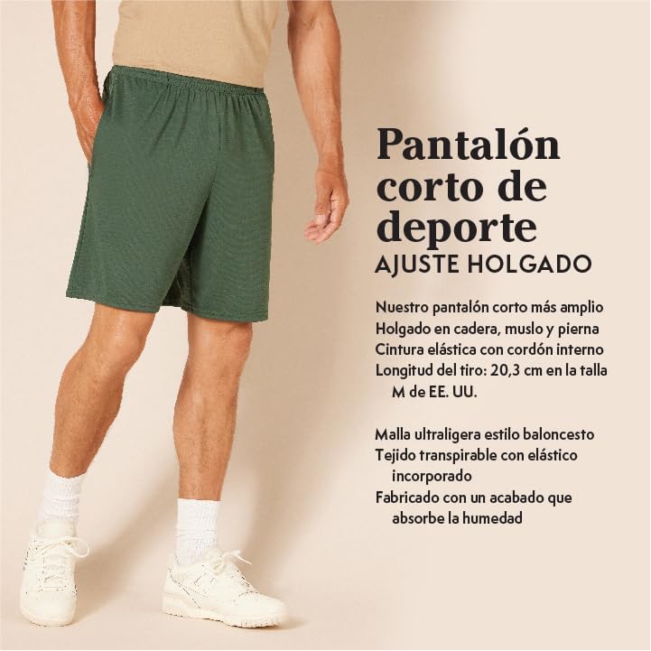 Calções desportivos de basquetebol masculino, largos, cintura elástica, respiráveis, absorventes de humidade, pack de 2, fluorescente azul/verde-lima, M