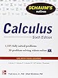 Schaum's Outline of Calculus, 6th Edition: 1,105 Solved Problems + 30 Videos (Schaum's Outlines)