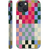 SEized Case Compatible with for iPhone 13,Colorful Checkerboard Phone Case for Girl Women Boy Men,Durable Protection Case for iPhone 13