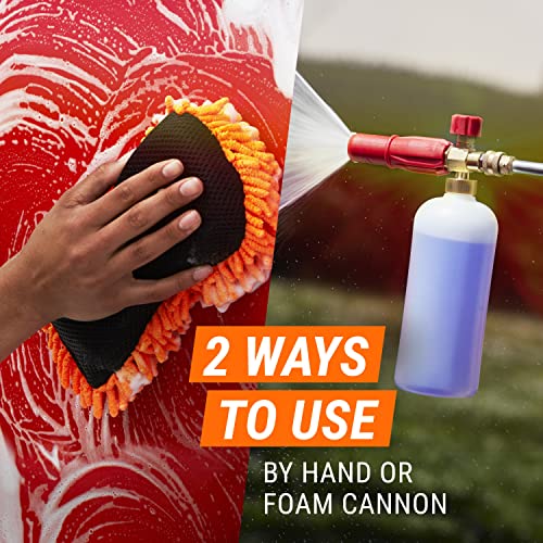 Snow Foam Wash by Armor All, Foaming Car Wash Soap Concentrate for Cars, Trucks and Motorcycles