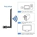 Elekele WiFi Adapter 1200Mbps Wireless USB Network Adapter 802.11ac Dual Band 2.4G/5.8G Wifi Dongle Adapter with WPS Function for Desktop/Laptop/PC, Windows XP/Vista/7/8/8.1/10,Mac OS X 10.6-10.12