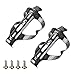 PERGEAR Black Carbon Fiber Lightweight Bicycle Water Bottle Cage for Cycling - Pack of 2
