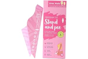 ASWEIR 20PC Disposable Pee Funnel for Women, Portable Female Urinal Urination Device, Girl Pee Cup for Standing Up, Pee Funnel for Women Travel, Suitable for Travel, Camping, Hiking, Festivals, and Parties