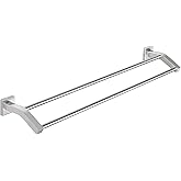 Alise Bath Double Towel Bars Towel Racks for Bathroom,Wall Mount Towel Holder Heavy Duty SUS304 Stainless Steel Towel Hanger Towel Rail,Brushed Nickel 28 Inch