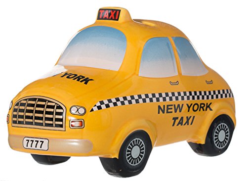 New York City Taxi Ceramic Piggy Money Bank - Officially Licensed