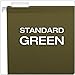 Pendaflex Reinforced Hanging Folders, Legal Size, Standard Green, 1/5 Cut, 25/BX (4153 1/5)