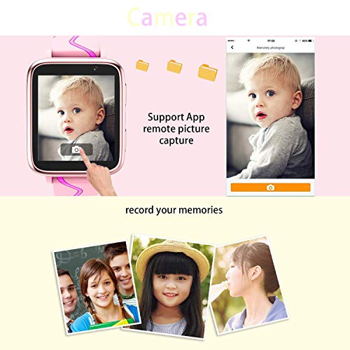 Kids Smart Watch with MP3 Player, Student Music Smartwatch Phone with 2 Way Calls LBS Tracker Camera SOS Flashlight Alarm Clock Sport Wristband Birthday Gifts Watches Compatible with Android iOS