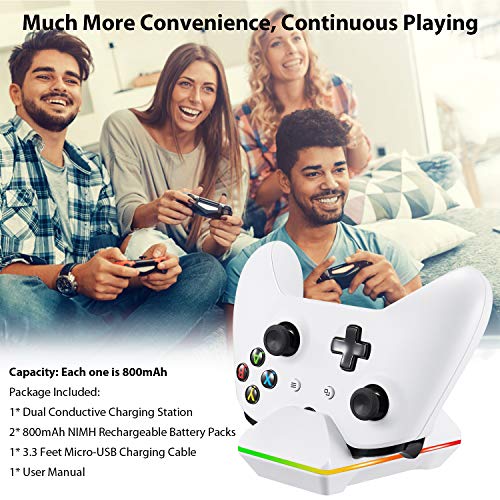 6 Xbox+Controller+Charging+Rechargeable+Controllers+360