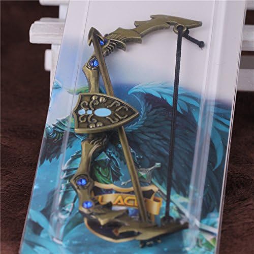 Dailinming Accessories Game Cosplay Costume Toy Ice Shooter Bow and Arrow Cold Bow and Arrow Key Ring Keychain YWSS-341