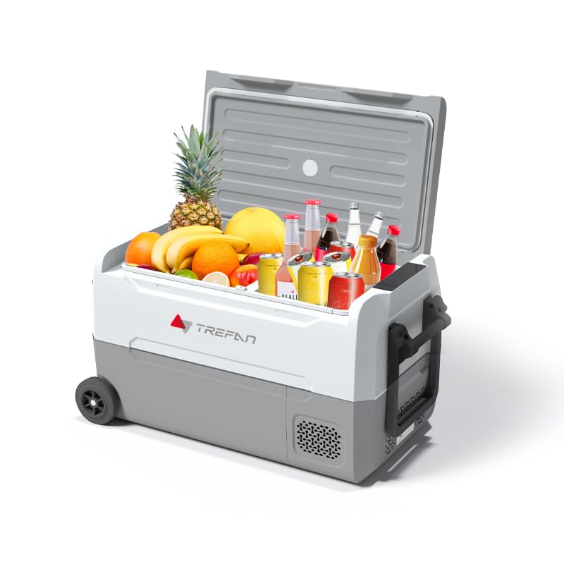 Photo 1 of (PARTS) (NOT FUNCTIONAL) TREFAN 35L/37 Quart Electric Cooler, Car Refrigerator -4?~68?, Portable Refrigerator for Car Compressor, Portable Freezer Car Fridge for Camping, 12v Refrigerator AC/DC