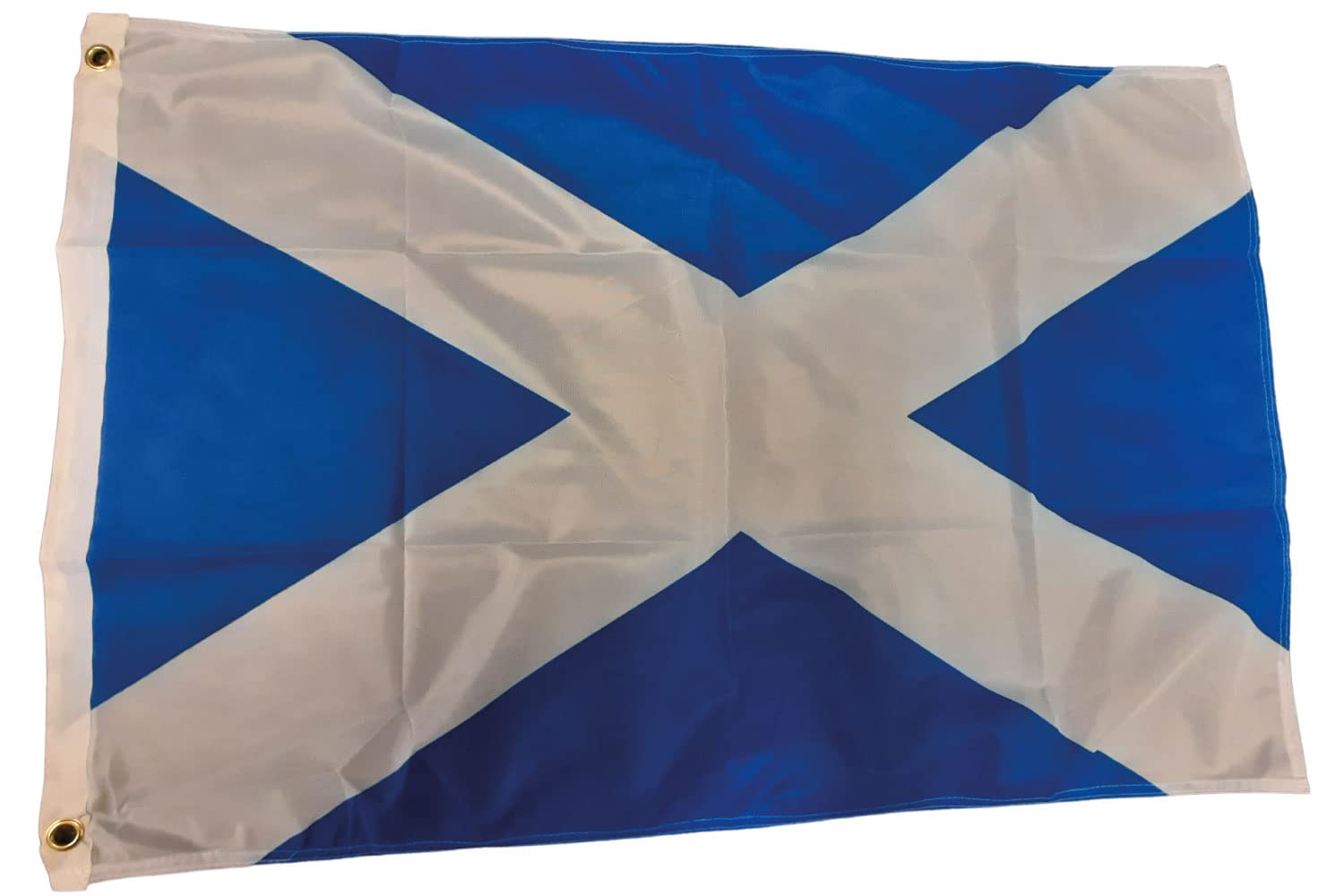 NWFlags Scotland Flag 3ft x 2ft | Outdoor Heavy 110d Knitted Polyester | 3x2 St Andrew's Cross Saltire Flag for Flagpoles