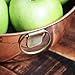 Alchemade 100% Pure Copper Mixing Bowl With Brass Ring For Your Copper Kitchenware Or Copper Dishware Collection -Everyday Use Or As A Decorative Bowl