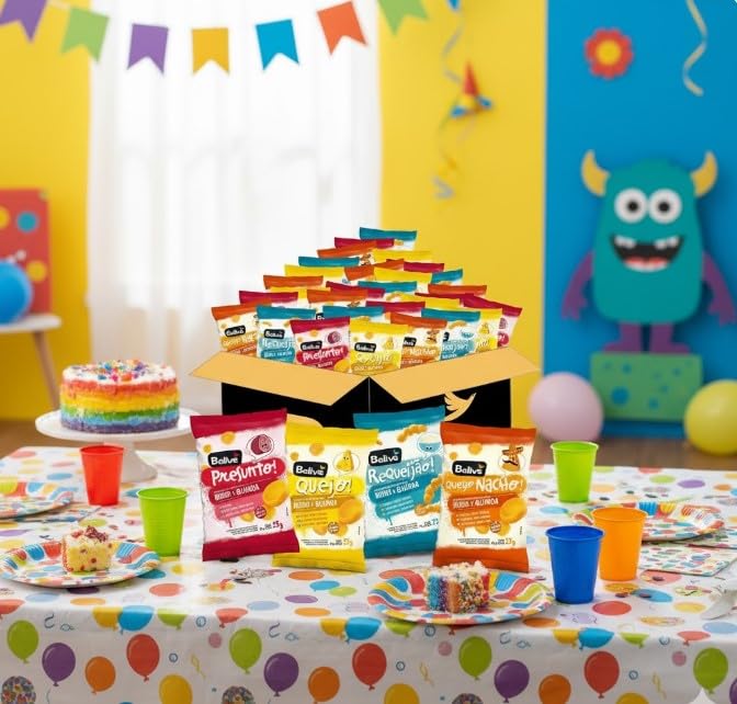 Kit Lanche Escolar Saudável Sem Glúten 25g 4 Sabores (30 un)