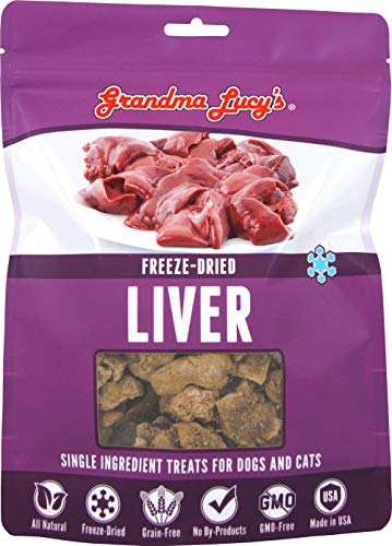 Grandma Lucy’s Singles Pet Treat, Freeze-Dried Single Ingredient Treats for Dog…