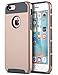 ULAK iPhone 6s Case, iPhone 6 Case, Colorful Series Slim Hybrid Dual Layer Scratch Resistant Hard Back Cover Shock Absorbent TPU Bumper Case for Apple iPhone 6/6s 4.7 inch (Rose Gold+Grey)