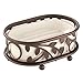 iDesign Vine Soap Saver, Bar Holder Tray for Bathroom Counter, Shower, Kitchen, 5.5