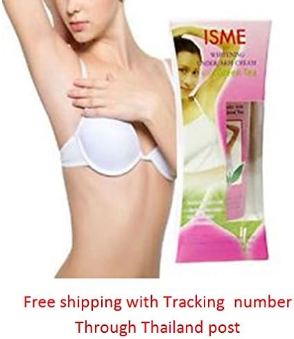 ISME Armpit Underarm Bikini WHITENING Lightening Herb Cream with Green tea. -15 g. (0.52 oz)
