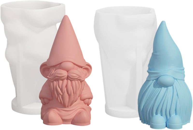 MIGIFTDY Christmas Silicone Mould Set - Dwarf Shapes for Crafts