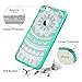 iPhone 6 Plus Case, iPhone 6S Plus Case, SmartLegend Retro Totem Mandala Floral Pattern Hybrid Clear PC Hard Back with TPU Bumper Acrylic Protective Transparent Case for iPhone 6/6S Plus 5.5