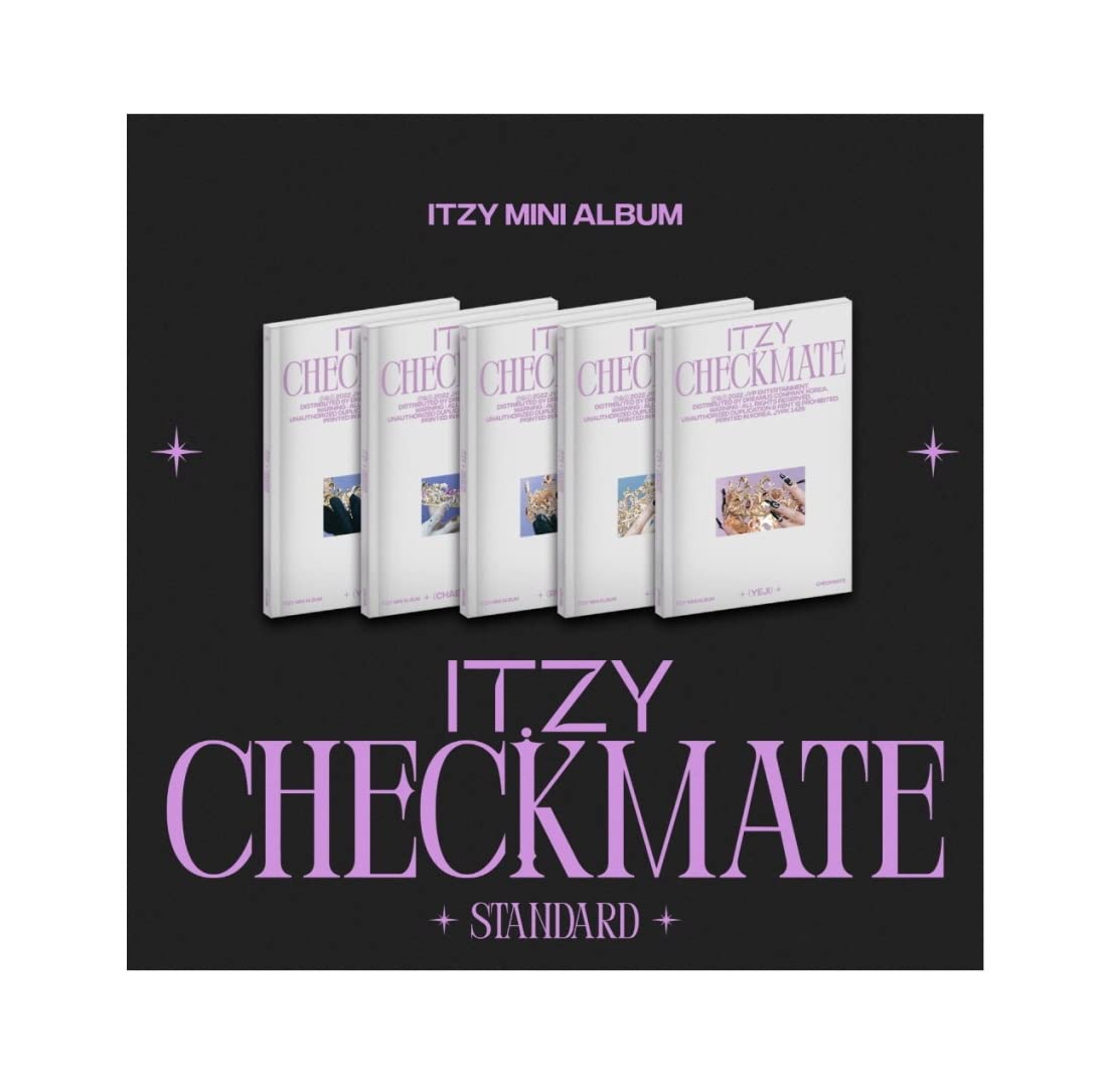 Dreamus ITZY - CHECKMATE STANDARD EDITION Album+Pre-Order Benefit (5 versions SET), 150 x 210 mm (JYPK1426)