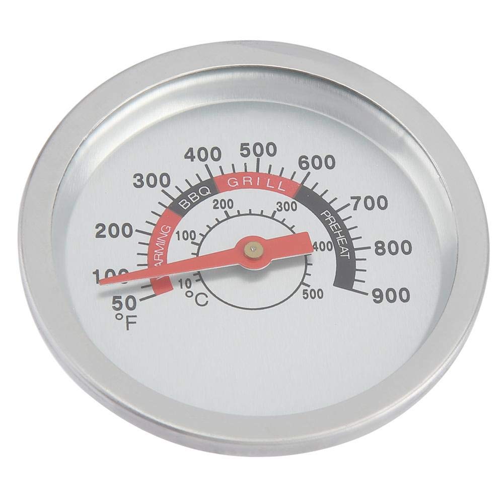 Stainless Steel Barbecue Thermometer BBQ Smoker Grill Bimetallic Thermometer Temperature Gauge 50-900