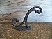 Big Sky Antiques Set of 6 Vintage Style Cast Iron Double Hook Coat Hat Key Rack Hanger