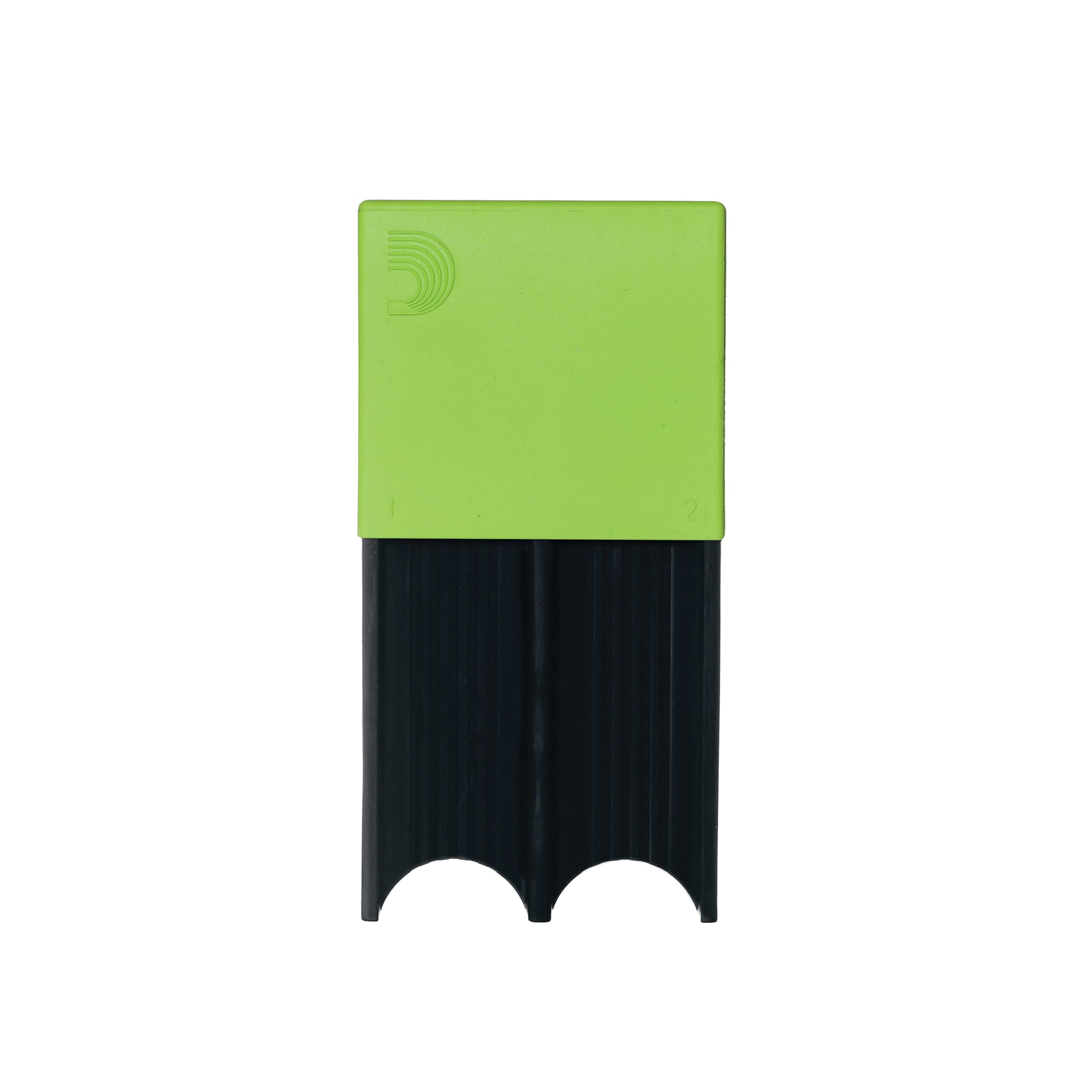 D'Addario Reed Guard - Sax and Clarinet Reed Case - Fits Reeds for Bass Clarinet, Contrabass Clarinet, Tenor Saxophone, and Baritone Saxophone - Holds 4 Reeds - Prevents Warping - Green