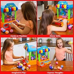 JOYIN 32Pcs Claw Machine Toys with Lights