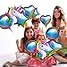Balloons Unicorn Helium Balloons 7 Pack Party Balloons for Party Unicorn Theme,Birthday,Graduation,Wedding, Baby Shower,Home Office Decorations(Foil Balloons)