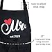 Aprons Gift Set with His and Hers Aprons,Heart-Shaped Ring Dish,Mr. and Mrs. Est. 2018 Kitchen Cooking Set with Gift Box, Funny Cooking Bibs for Wedding Marriage Newlyweds(Set of 2) (Heart)