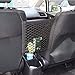Car Armrests Seats Purse Storage Organizer, Children Kids Disturb Stopper,Universal Car Truck Storage Luggage Hooks Hanging Organizer Holder Seat Bag Mesh Net,Storage Add On (Single Layer)