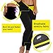 LAZAWG Women Slimming Sweat Ankle Long Pants Sauna Hot Thermo Burn Fat Yoga Legging Body Shaper for Weight Loss, Black, Large