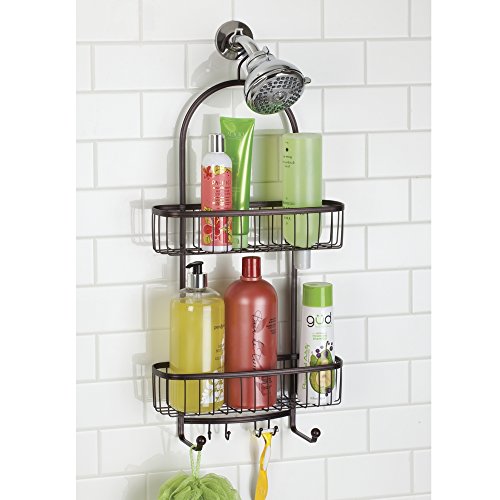 MDesign Bathroom Shower Caddy For Shampoo, Conditioner, Soap Extra Large, 841247132327 eBay