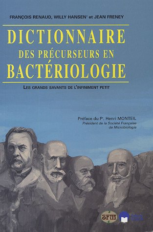 Dictionnaire des précurseurs en bactériologie