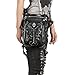 Steampunk Gothic Waist Bag Retro Rock Shoulder Bag Womens Vintage Leather Leg Bag