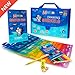 Mimtom Drawing Stencils Set for Kids and Boys | 51 Arts and Crafts Stencil Kits with over 240 Creative Shapes to Unleash Your Child's World of Imagination | Kid-Safe Fun Activity Toy for Ages 3 and Up
