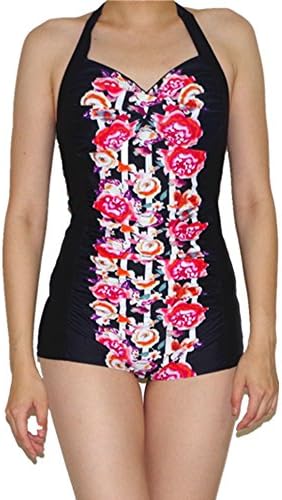 Ecollection Womens One Piece Boyleg Swimsuit