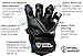 Steel Sweat Workout Gloves - Best for Weightlifting Gym Fitness Training and Crossfit – Made for Men and Women who Love Lifting Weights and Exercise - Leather SCARR Black Large